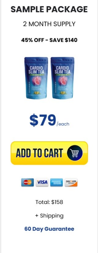 Cardio Slim Tea Buy 2 pack